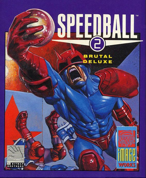 Speedball 2 box art for GameBoy Advance